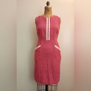 Pink Linen Dress